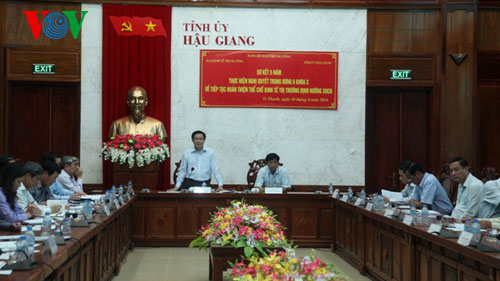 Необходимо дальнейшее развитие механизма рыночной экономики с социалистической ориентацией